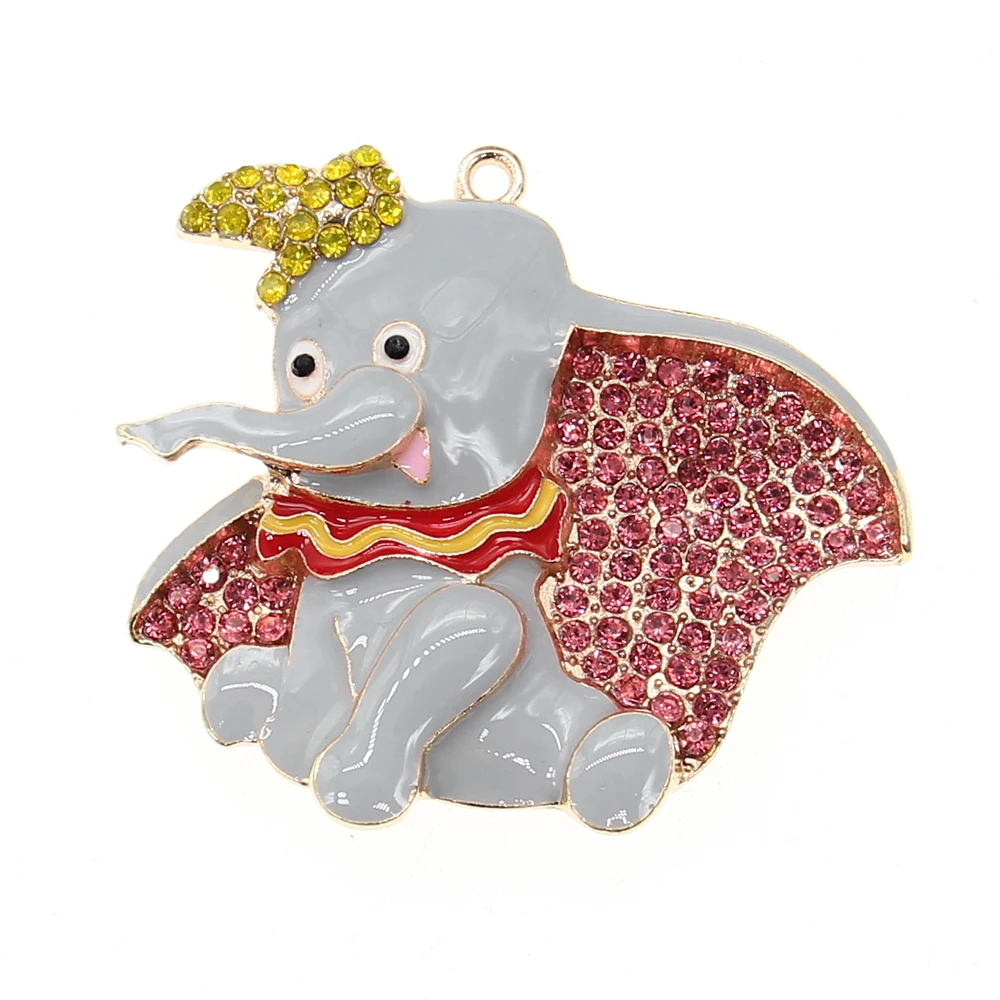 10pcs/lot Fashion Jewelry Rhinestone Animal Elephant Shape Pendant For Necklace
10pcs/lot Fashion Jewelry Rhinestone Animal Elephant Shape Pendant For Necklace