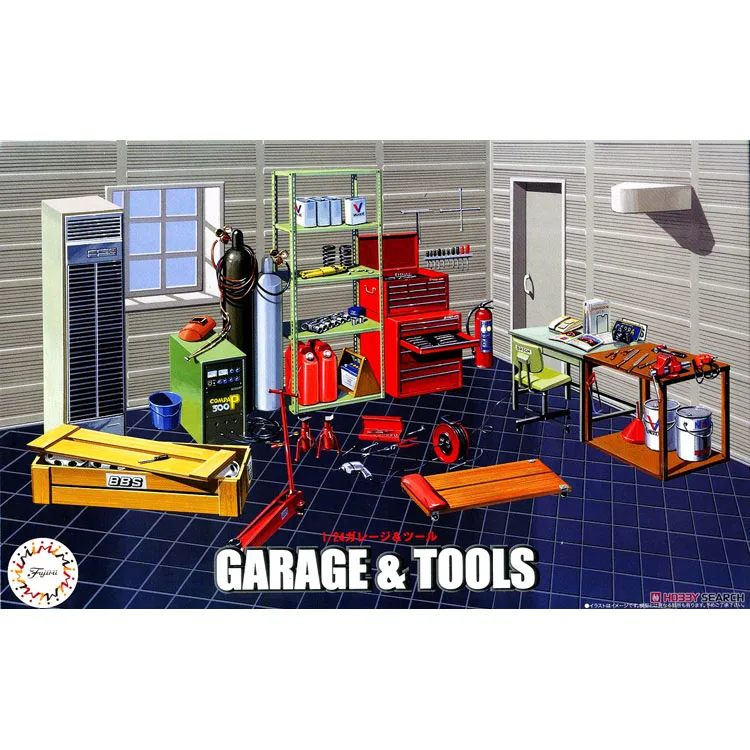 Fujimi Plastic Assembly Car Model 1/24 Scale Car Model Scene Auto Repair Room Car Warehouse and Tool Model Set DIY Assembly Kit
Fujimi Plastic Assembly Car Model 1/24 Scale Car Model Scene Auto Repair Room Car Warehouse and Tool Model Set DIY Assembly Kit