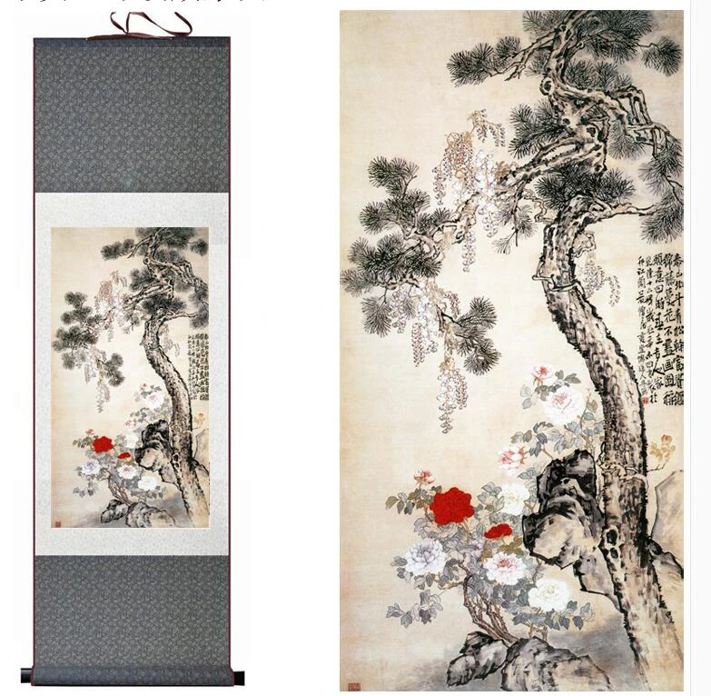 Flower painting Home Office Decoration Chinese scroll painting flower art painting Chinese paintingPrinted painting
Flower painting Home Office Decoration Chinese scroll painting flower art painting Chinese paintingPrinted painting