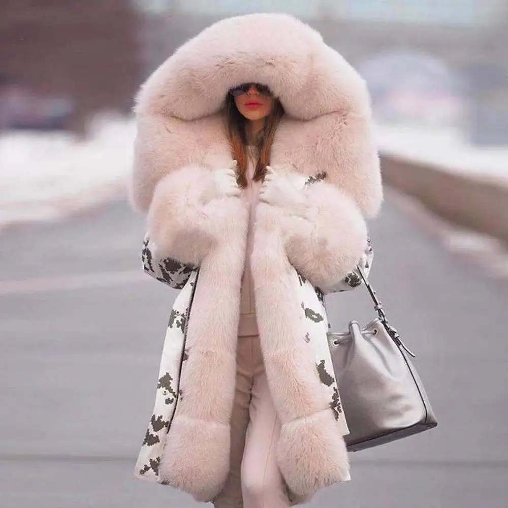 Brand New Style Big Wool Collar Winter Coat Women Clothes Warm Thick Loose Coats Casual Hooded Long Sleeve Jacket Coat Female
Brand New Style Big Wool Collar Winter Coat Women Clothes Warm Thick Loose Coats Casual Hooded Long Sleeve Jacket Coat Female