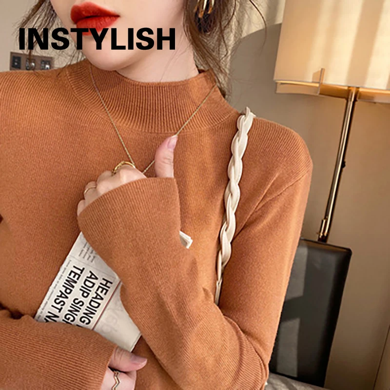 Women Turtleneck Warm Knitted Sweater Korean Vintage Harajuku Slim Pullover Elegant Simple All Match Jumpers Autumn Tops
Women Turtleneck Warm Knitted Sweater Korean Vintage Harajuku Slim Pullover Elegant Simple All Match Jumpers Autumn Tops