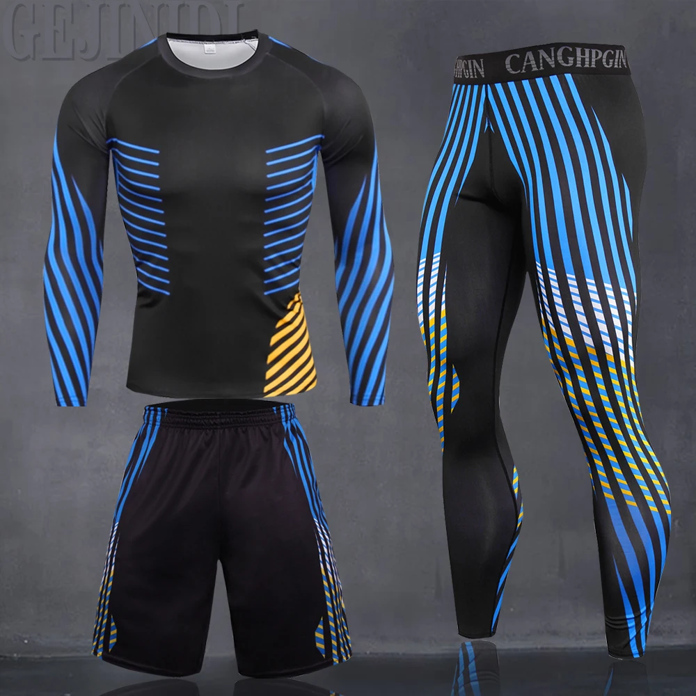 Running 3Pcs/Set for Men Gym Clothing Fitness Compression Men's Sport Suits Quick Dry Training Sportswear Sets Breathable Tights
Running 3Pcs/Set for Men Gym Clothing Fitness Compression Men's Sport Suits Quick Dry Training Sportswear Sets Breathable Tights