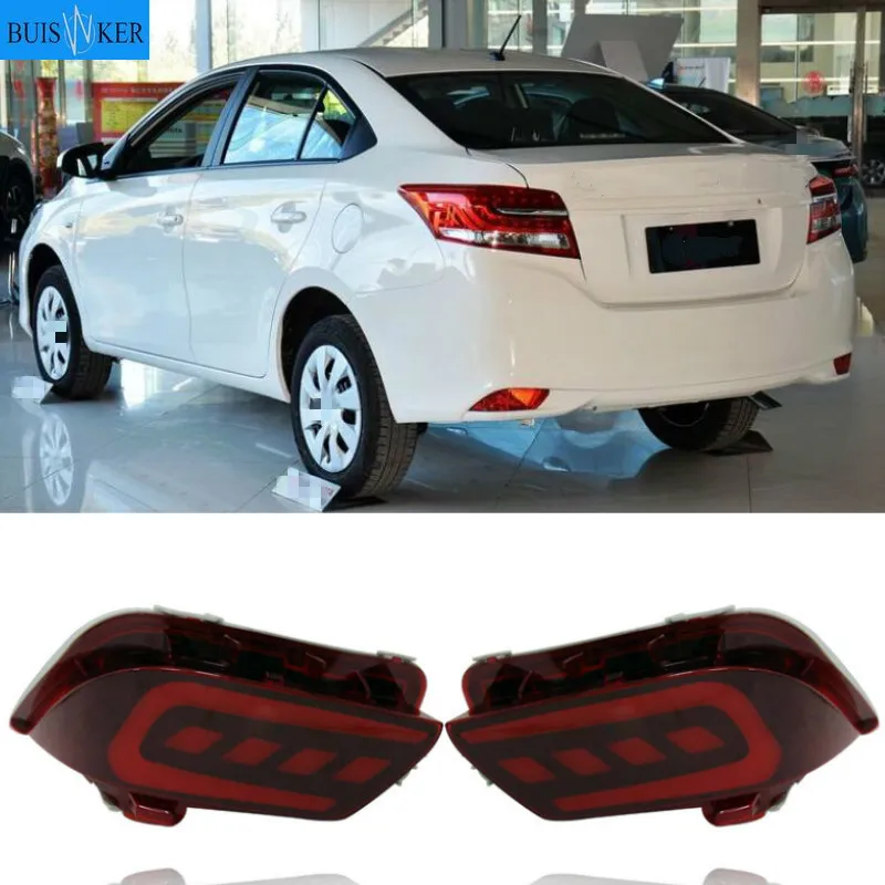 2PCS LED Rear Bumper Reflector Fog Lamp For Toyota Vios 2016 2017 2018 Bumper Light Brake Light Turn Signal Light Warning Light
2PCS LED Rear Bumper Reflector Fog Lamp For Toyota Vios 2016 2017 2018 Bumper Light Brake Light Turn Signal Light Warning Light