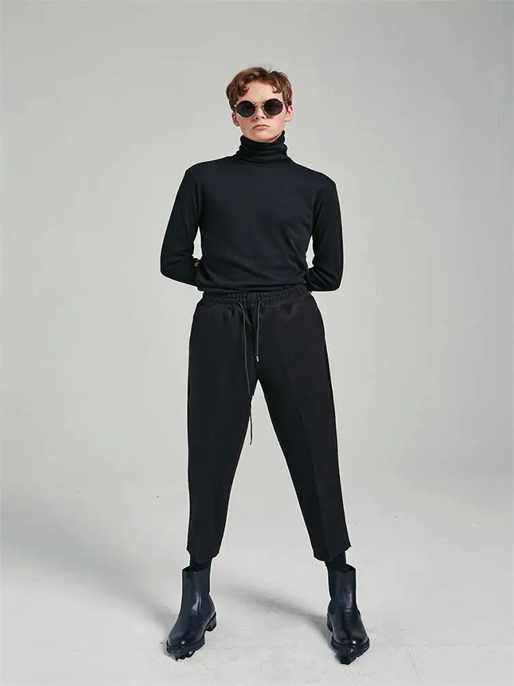Men's new men's clothing size trousers slim version stretch urban youth fashion trend male fashion black pants
Men's new men's clothing size trousers slim version stretch urban youth fashion trend male fashion black pants