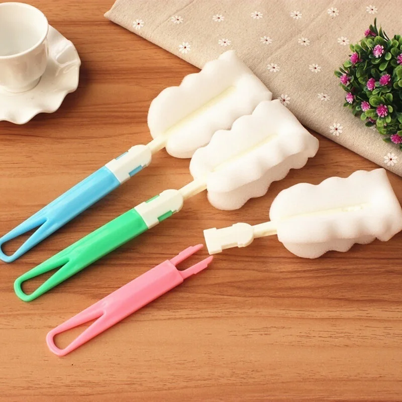 Bottle Brush with Handle Kitchen Cleaning Tool Sponge Brush for Wineglass Bottle Coffe Tea Glass Cup Mug Random
Bottle Brush with Handle Kitchen Cleaning Tool Sponge Brush for Wineglass Bottle Coffe Tea Glass Cup Mug Random