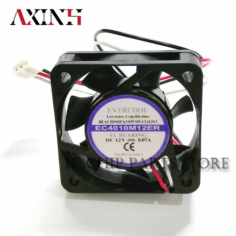 FOR EverCool EC4010M12ER DC 12V 0.07A 40x40x10mm 3-Wire Server Cooling Fan 40*40*10MM HZDO
FOR EverCool EC4010M12ER DC 12V 0.07A 40x40x10mm 3-Wire Server Cooling Fan 40*40*10MM HZDO