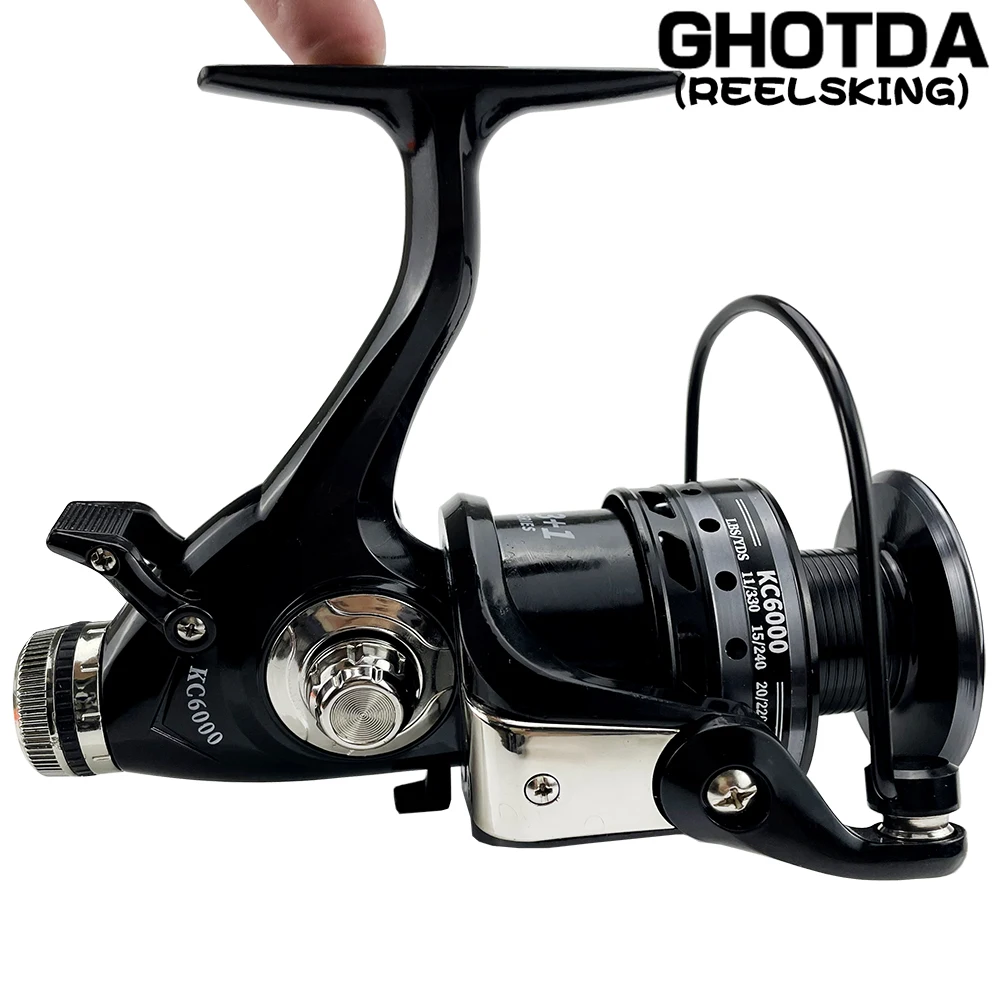 Wheels Fish Spinning Reel 5.2:1 3000-6000 Series Pesca Spinning Wheel Type Sea Brake Lure Fishing Light Weight
Wheels Fish Spinning Reel 5.2:1 3000-6000 Series Pesca Spinning Wheel Type Sea Brake Lure Fishing Light Weight