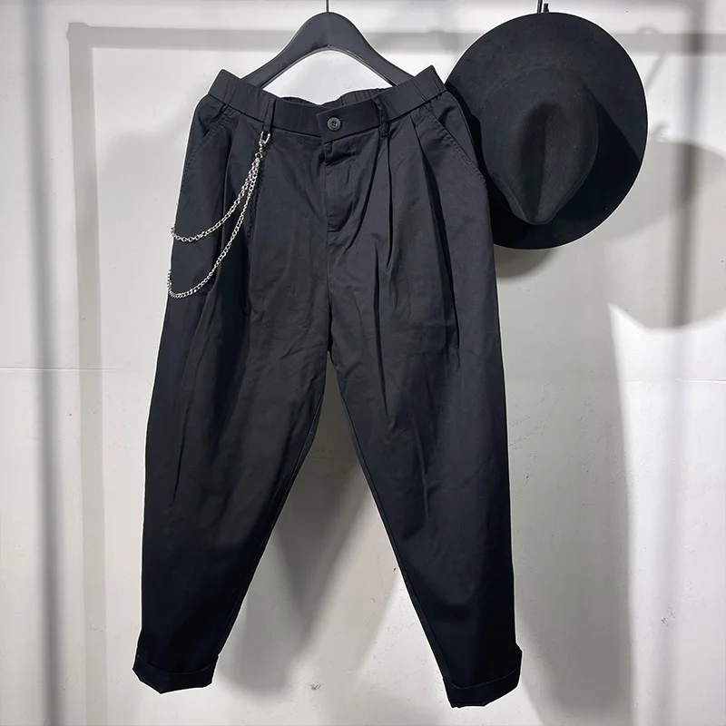 Owen Seak Men Casual Cargo Harem Pants High Street Wear Hip Hop Ankle Length Men's Clothing Sweatpants Autumn Black Pants
Owen Seak Men Casual Cargo Harem Pants High Street Wear Hip Hop Ankle Length Men's Clothing Sweatpants Autumn Black Pants