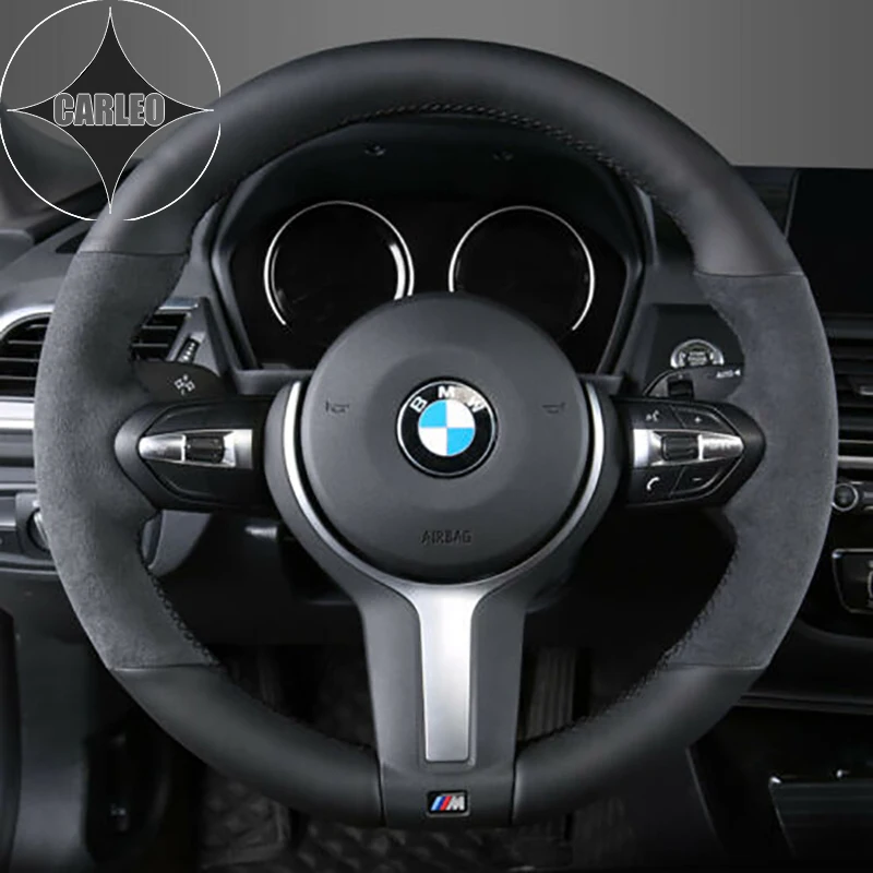 DIY Car Steering Wheel Cover for BMW X5 F15 13-18 Genuine Suede Leather Custom Hand Stitching Holder Top Layer Wrap Handlebar
DIY Car Steering Wheel Cover for BMW X5 F15 13-18 Genuine Suede Leather Custom Hand Stitching Holder Top Layer Wrap Handlebar