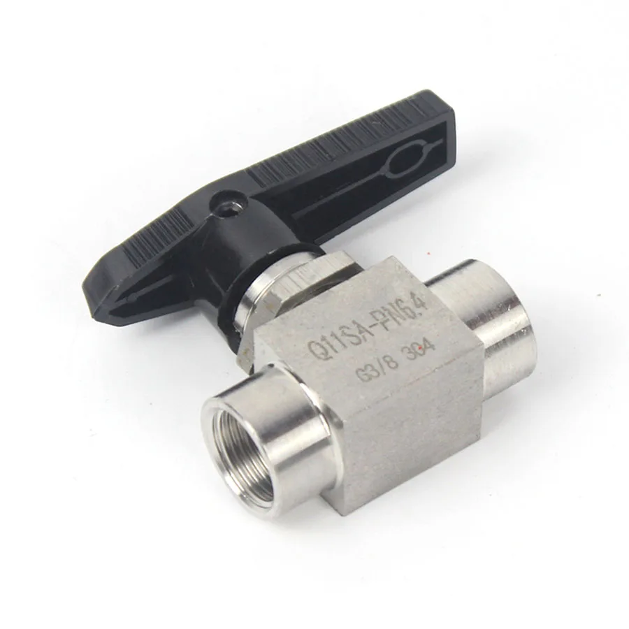 1/8" 1/4" 3/8" 1/2" 3/4" 1" BSP/NPT Female 304 Stainless Steel High Pressure High Temperature 2 Way Ball Valve For Water Gas Oil
1/8" 1/4" 3/8" 1/2" 3/4" 1" BSP/NPT Female 304 Stainless Steel High Pressure High Temperature 2 Way Ball Valve For Water Gas Oil