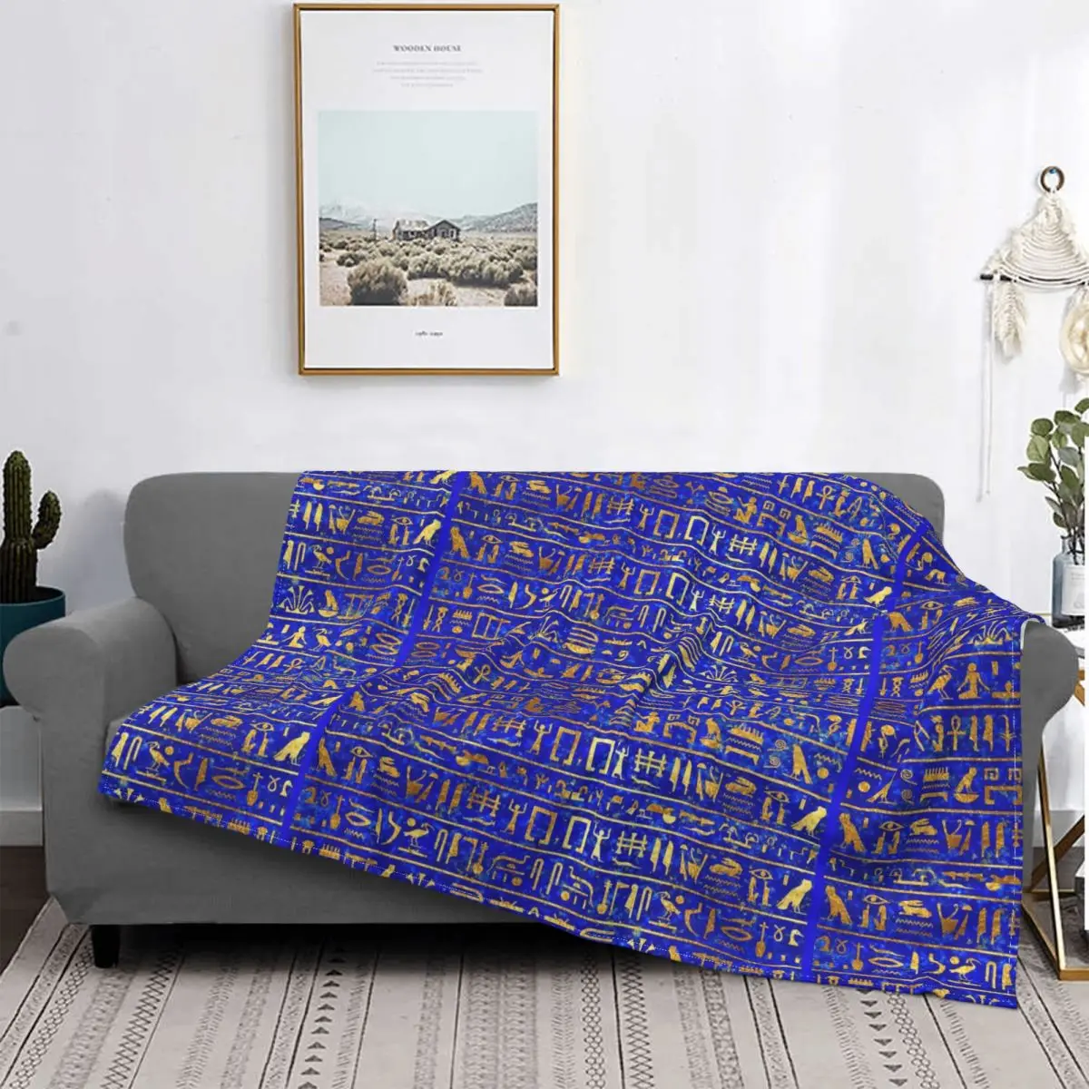 Gold Hieroglyphics Blankets Fleece Spring/Autumn Egyptian Breathable Super Warm Throw Blanket for Sofa Office Rug Piece
Gold Hieroglyphics Blankets Fleece Spring/Autumn Egyptian Breathable Super Warm Throw Blanket for Sofa Office Rug Piece