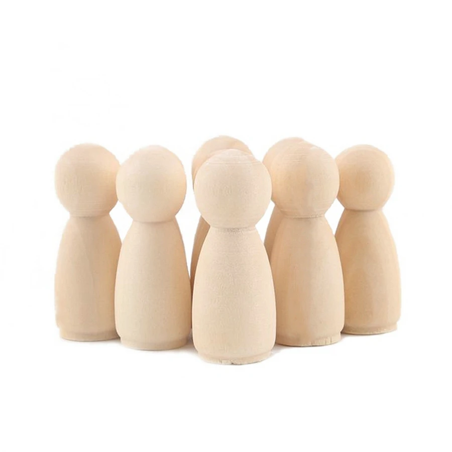 50Pcs Wooden Creative Doll People Diy Color Painting Peg Doll Craft Graffiti Toy
50Pcs Wooden Creative Doll People Diy Color Painting Peg Doll Craft Graffiti Toy