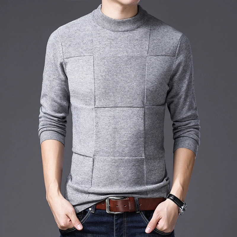 2019 New Autumn Male Solid Color Plaid Sweater O-Neck Slim Fit Knitting Mens Sweaters And Pullovers Jumper
2019 New Autumn Male Solid Color Plaid Sweater O-Neck Slim Fit Knitting Mens Sweaters And Pullovers Jumper