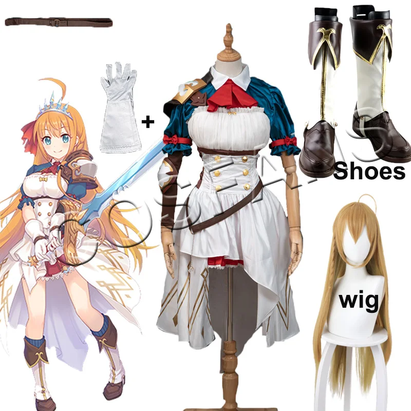 Anime!Princess Connect! Re:Dive Pecorine Sweet Princess Dress Uniform Cosplay Costume Halloween Costumes for Women Wig shoes
Anime!Princess Connect! Re:Dive Pecorine Sweet Princess Dress Uniform Cosplay Costume Halloween Costumes for Women Wig shoes