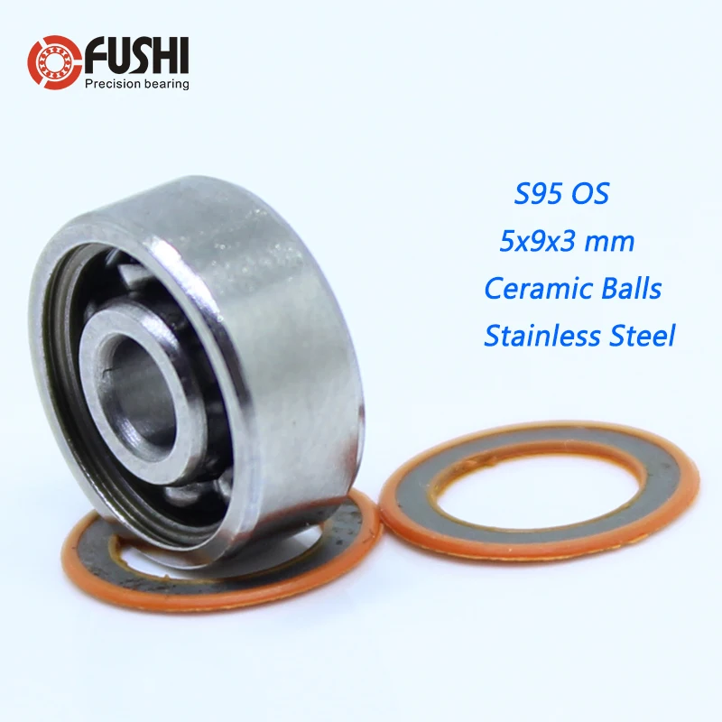 S95 2OS Bearing 5x9x3 mm CB ABEC7 Stainless Steel Hybrid Ceramic Bearing DRY Ocean Fishing Reels Ball Bearings S95C
S95 2OS Bearing 5x9x3 mm CB ABEC7 Stainless Steel Hybrid Ceramic Bearing DRY Ocean Fishing Reels Ball Bearings S95C