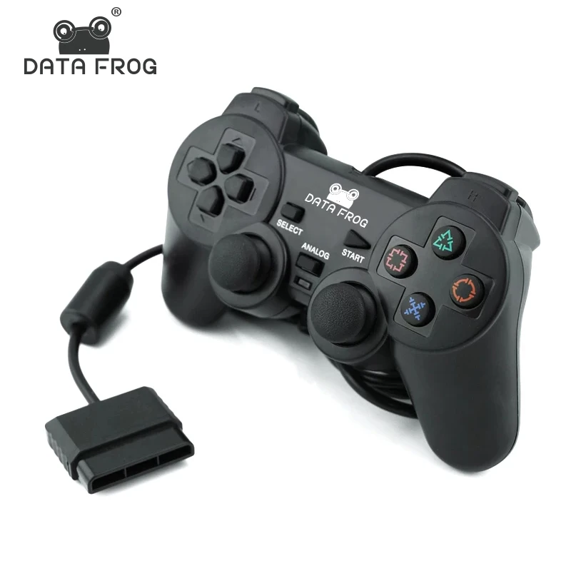 DATA FROG Wired Gamepad For Sony PS2 Wilreless Controller Double Vibration Gamepads For PS2 Controle Joystick For PlayStation 2
DATA FROG Wired Gamepad For Sony PS2 Wilreless Controller Double Vibration Gamepads For PS2 Controle Joystick For PlayStation 2