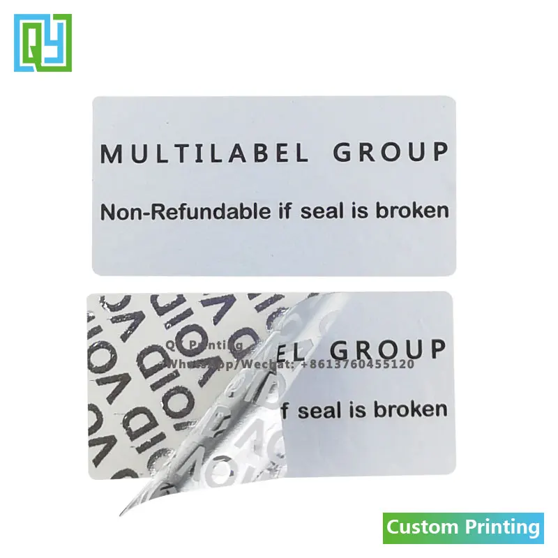 1000pcs 40x20mm Customized Tamper Evident Tape Security Seal Sticker Warranty Void Labels Box Carton Sealing Tape
1000pcs 40x20mm Customized Tamper Evident Tape Security Seal Sticker Warranty Void Labels Box Carton Sealing Tape