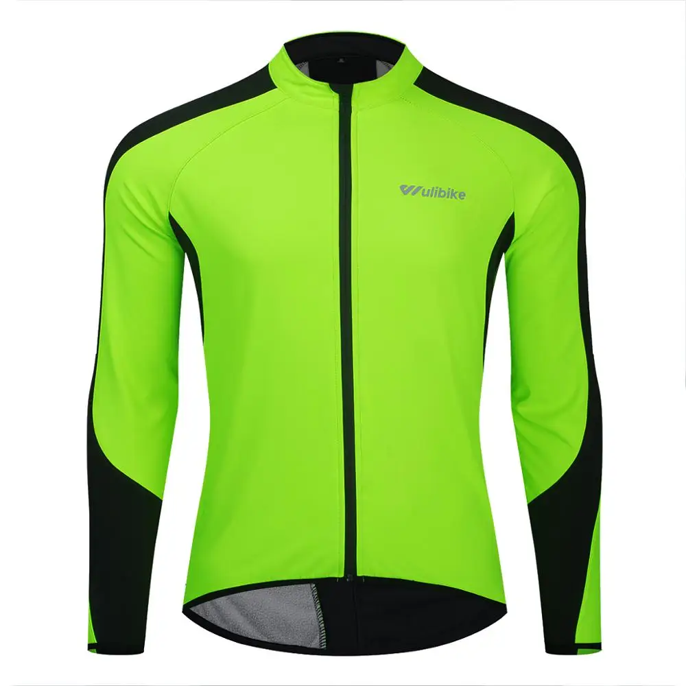 WULIBIKE Winter Fleece Cycling Jacket Men's Windproof Warm Coat Fluorescent Green For Bicycle Clothes Outdoor Sport Thermal Wear
WULIBIKE Winter Fleece Cycling Jacket Men's Windproof Warm Coat Fluorescent Green For Bicycle Clothes Outdoor Sport Thermal Wear