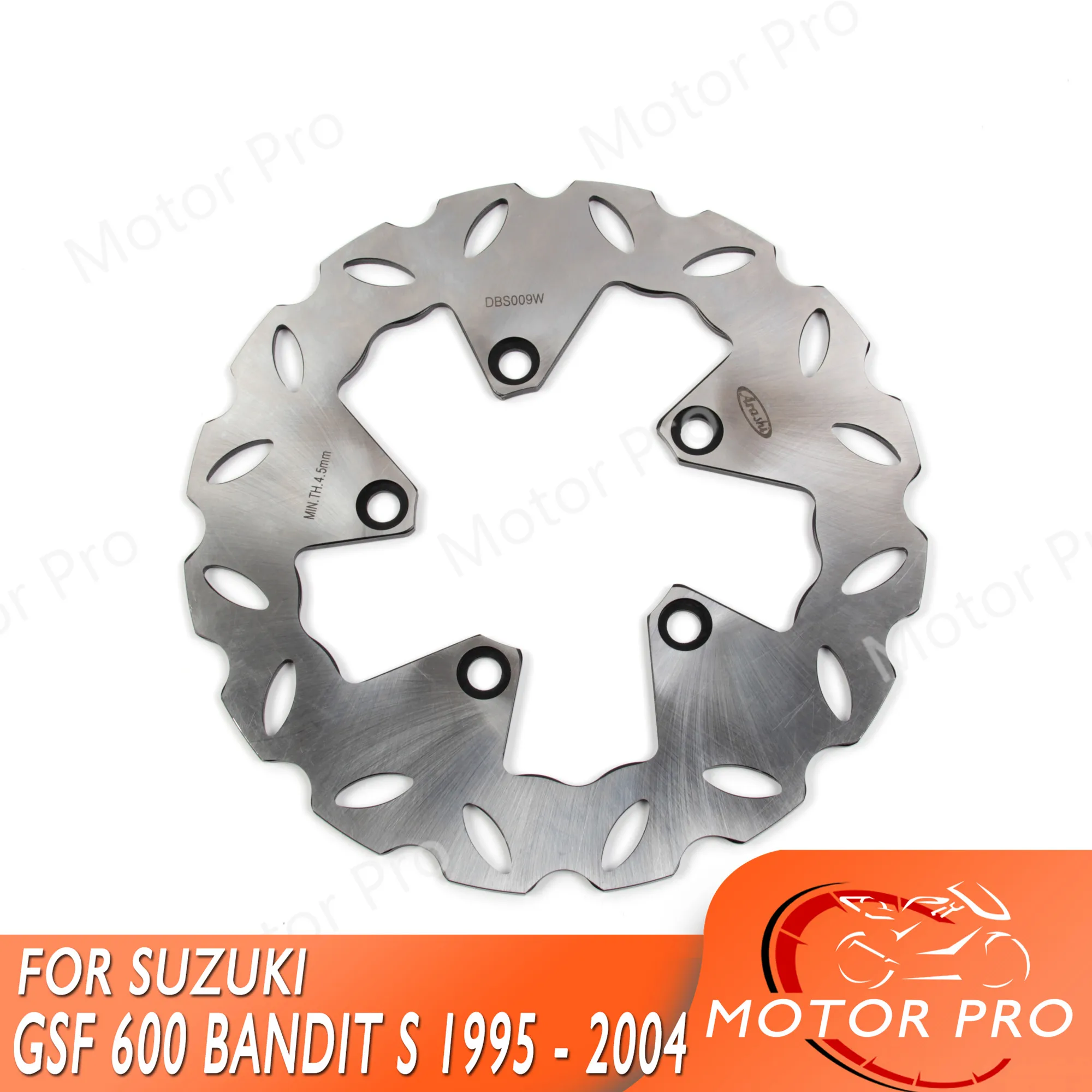 For Suzuki GSF 600 Bandit S 1995 - 2004 Rear Brake Disc Rotor Disk GSF600 Bandit600 1996 1997 1998 1999 2000 2001 2002 2003 04
For Suzuki GSF 600 Bandit S 1995 - 2004 Rear Brake Disc Rotor Disk GSF600 Bandit600 1996 1997 1998 1999 2000 2001 2002 2003 04