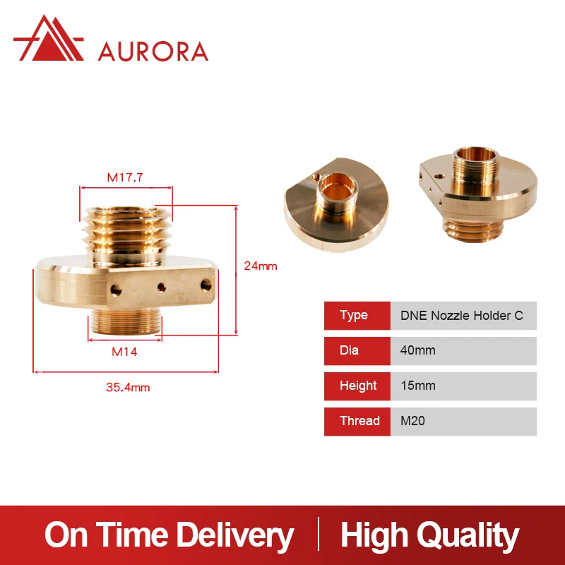Aurora DNE Laser Nozzle Connector for Laser Cutting Head Laser Spare Parts Consumables
Aurora DNE Laser Nozzle Connector for Laser Cutting Head Laser Spare Parts Consumables