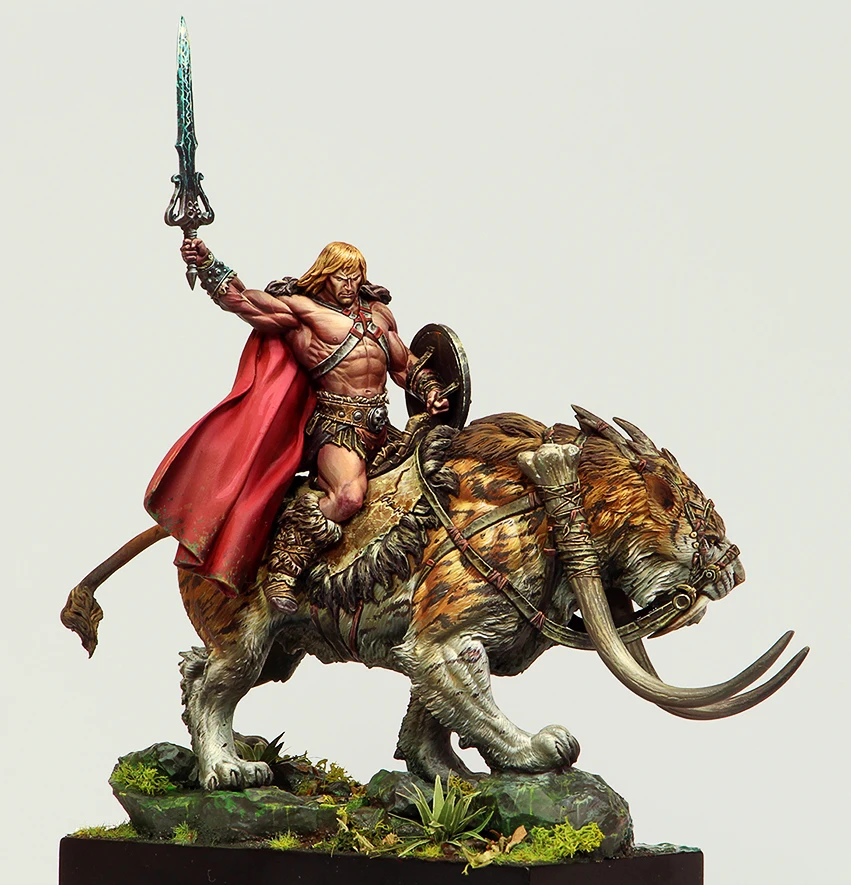 New Unassembled 1/24 ancient man warrior with sword (with beast ) (WITH BASE ) Resin Figure Unpainted Model Kit
New Unassembled 1/24 ancient man warrior with sword (with beast ) (WITH BASE ) Resin Figure Unpainted Model Kit