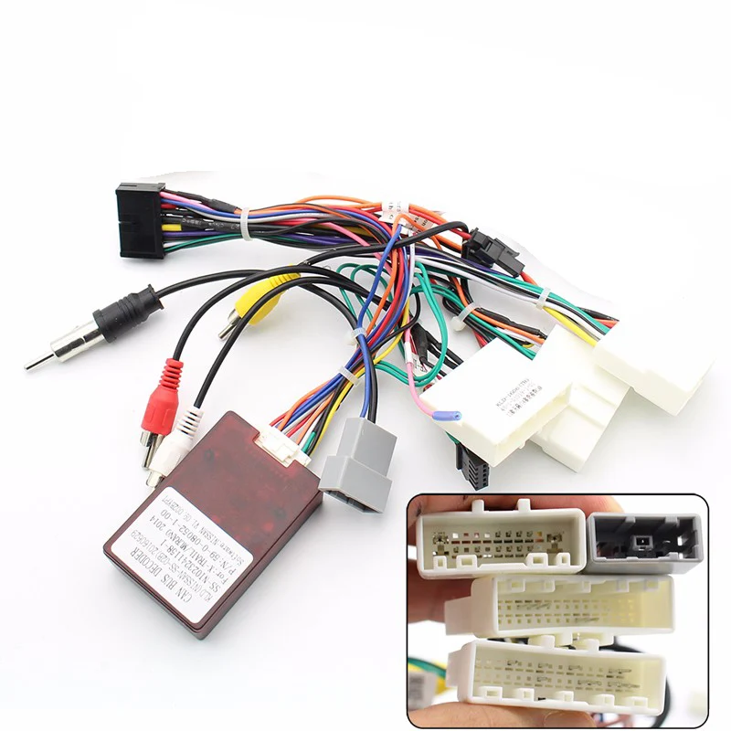 car gps multimedia 20PIN cable Harness For Nissan X-TRAIL Teana power cable with canbus box Adapter support 360 degree camera
car gps multimedia 20PIN cable Harness For Nissan X-TRAIL Teana power cable with canbus box Adapter support 360 degree camera