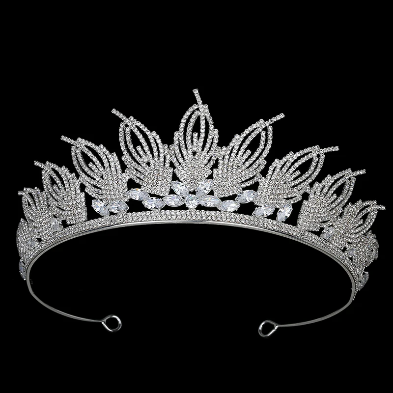 Tiaras and Crown HADIYANA Vintage Temperament Feather Shape For Wemen Wedding Party Headband Rhinestone BCY8926 Corona Princesa
Tiaras and Crown HADIYANA Vintage Temperament Feather Shape For Wemen Wedding Party Headband Rhinestone BCY8926 Corona Princesa