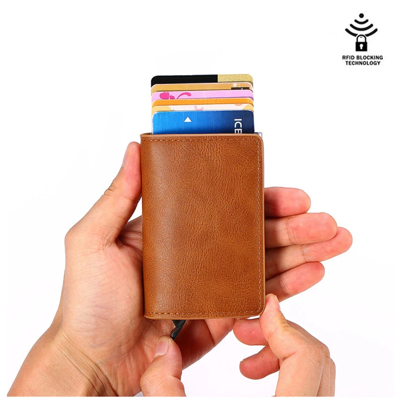 2020 New RFID Blocking Men's Credit Card Holder Leather Bank Id Card Wallet Case Cardholder Protection Purse For Women Boxes
2020 New RFID Blocking Men's Credit Card Holder Leather Bank Id Card Wallet Case Cardholder Protection Purse For Women Boxes