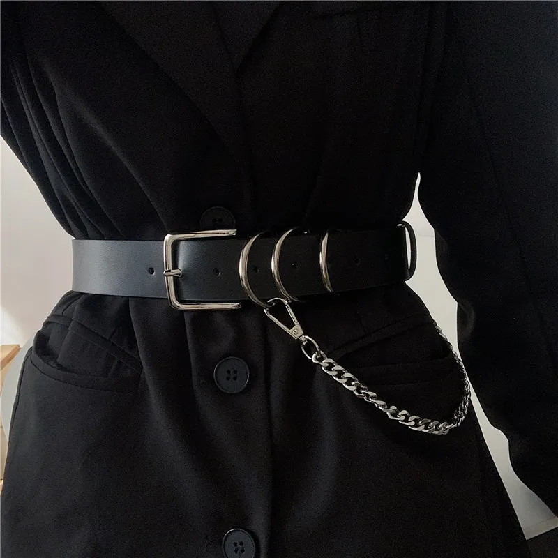 Women's Runway Fashion PU Leather Chain Cummerbunds Female Dress Corsets Waistband Belts Decoration Wide Belt R555
Women's Runway Fashion PU Leather Chain Cummerbunds Female Dress Corsets Waistband Belts Decoration Wide Belt R555