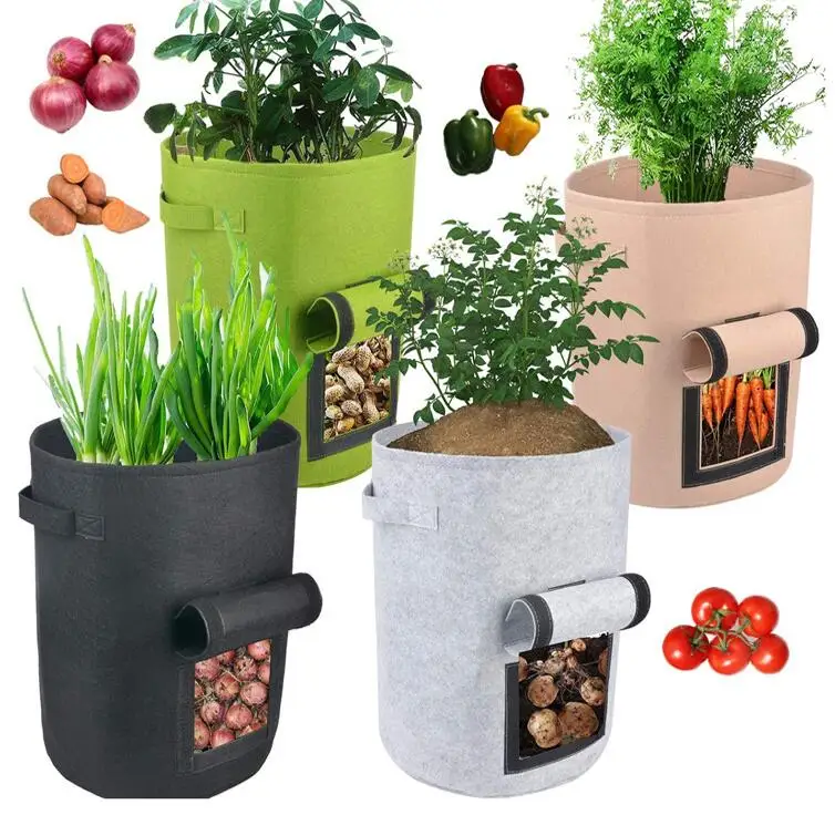Plant Grow Bags Home Garden Potato Pot Greenhouse Vegetable Growing Bags Moisturizing Jardin Vertical Garden Bag Tools
Plant Grow Bags Home Garden Potato Pot Greenhouse Vegetable Growing Bags Moisturizing Jardin Vertical Garden Bag Tools