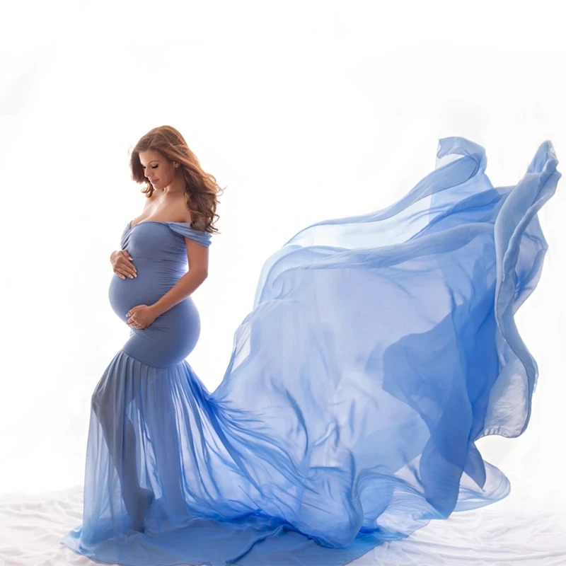 Long Maternity Photography Props Pregnancy Dress For Photo Shooting Off Shoulder Pregnant Dresses For Women Maxi Maternity Gown
Long Maternity Photography Props Pregnancy Dress For Photo Shooting Off Shoulder Pregnant Dresses For Women Maxi Maternity Gown