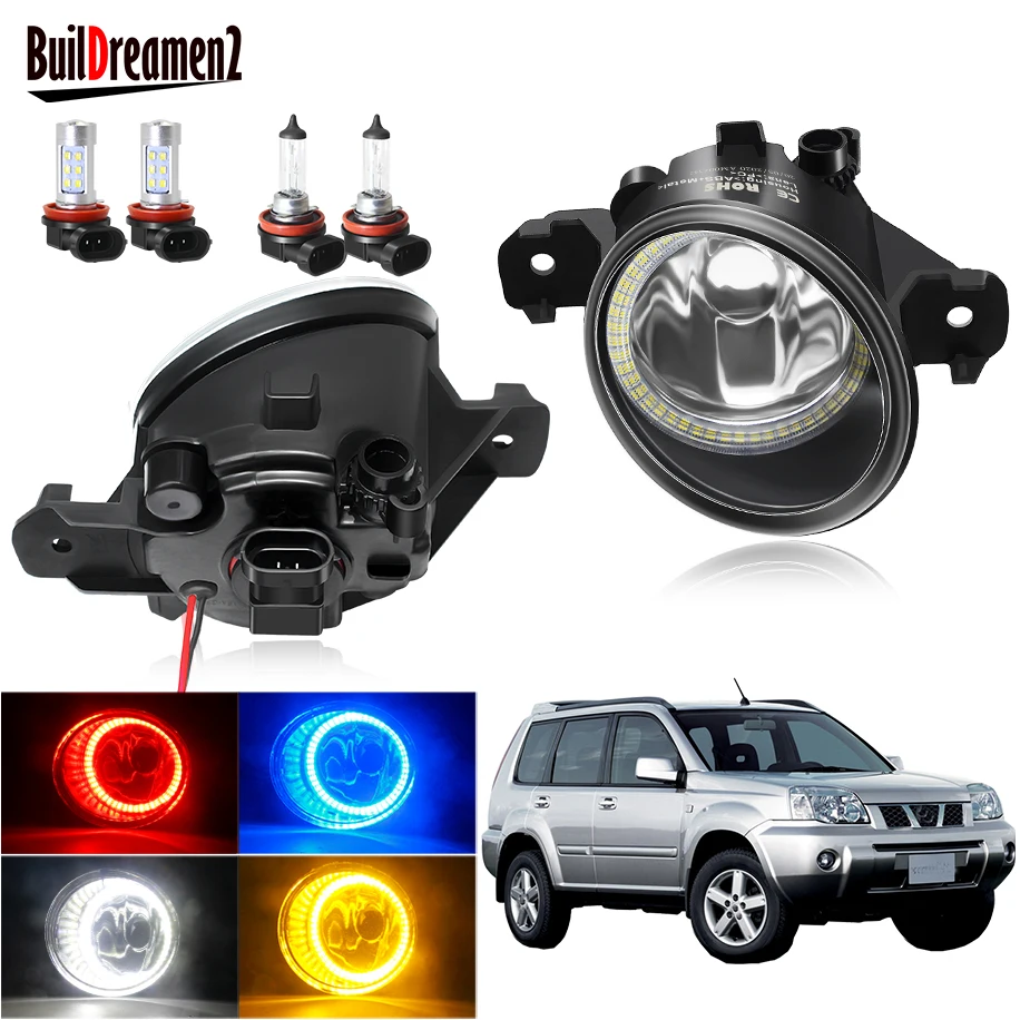 Angel Eye Fog Light Assembly For Nissan X-Trail T30 2001-2006 Car Front Bumper Fog Light Halo Ring Daytime Running Lamp H11 12V
Angel Eye Fog Light Assembly For Nissan X-Trail T30 2001-2006 Car Front Bumper Fog Light Halo Ring Daytime Running Lamp H11 12V
