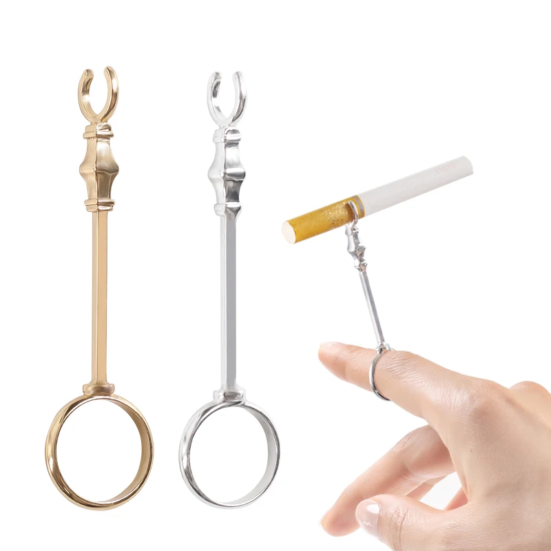 Sceptre Design Elegant Lady Smoker Cigarette Holder Ring Blunt holder for finger Cigarette Rack With Wood Gift Box c111
Sceptre Design Elegant Lady Smoker Cigarette Holder Ring Blunt holder for finger Cigarette Rack With Wood Gift Box c111