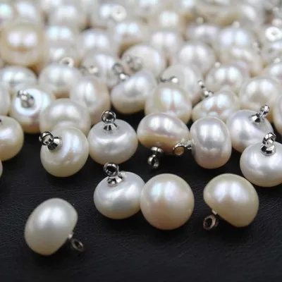 9-10MM 20Pcs 100% AA Natural Freshwater Pearl Charms Jewelry Button Bead
9-10MM 20Pcs 100% AA Natural Freshwater Pearl Charms Jewelry Button Bead