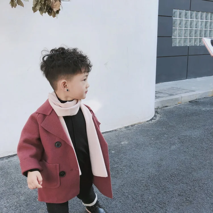 Boys Woolen Suit Jacket Spring & Autumn New Kids Casual Trench Coat Overcoat Korean Children's Mid-long Windbreaker Outerwear B348
Boys Woolen Suit Jacket Spring & Autumn New Kids Casual Trench Coat Overcoat Korean Children's Mid-long Windbreaker Outerwear B348