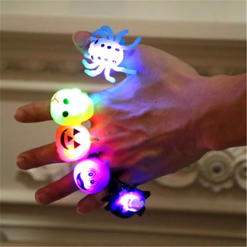 5pcs NEW Halloween Gift Party Gift Finger Lights Glowing Toys Children Small Gifts Pumpkin Bat Rings
5pcs NEW Halloween Gift Party Gift Finger Lights Glowing Toys Children Small Gifts Pumpkin Bat Rings