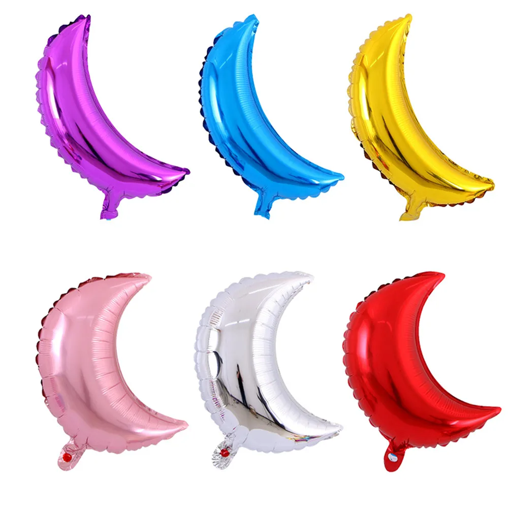 5Pcs 18inch Moon Eid Al-Fitr Holiday Aluminum Foil Helium Ballons Birthday Party Globos Decoration Supplies Wedding Layout Decor
5Pcs 18inch Moon Eid Al-Fitr Holiday Aluminum Foil Helium Ballons Birthday Party Globos Decoration Supplies Wedding Layout Decor