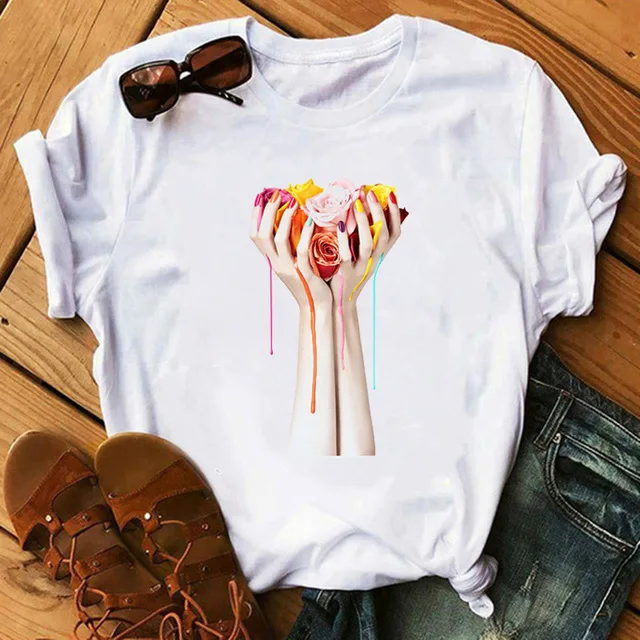 3D Nail Polish Color 2021 Interesting Pattern Fashion Cute Print 100% Top T-shirt Women's T-shirt Women's Clothes
3D Nail Polish Color 2021 Interesting Pattern Fashion Cute Print 100% Top T-shirt Women's T-shirt Women's Clothes