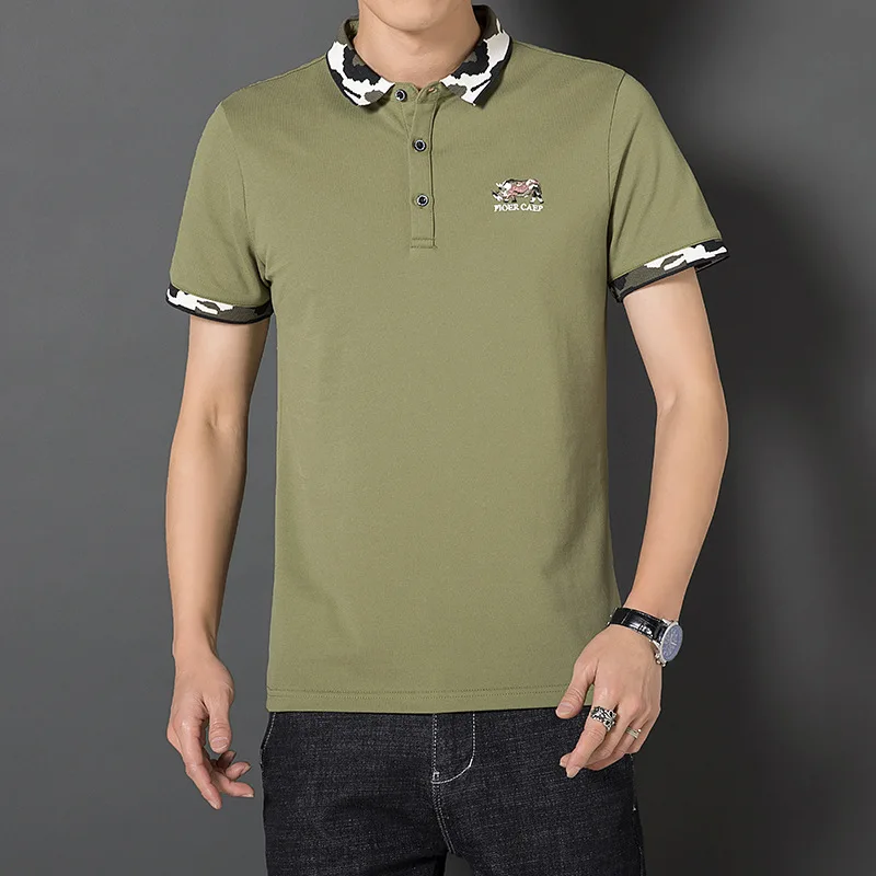 Brand Men's Fashion Casual Loose Lapel Top Short Sleeve Summer Badge Wear High Quality Small Fresh Soft Solid Color T-Shirt
Brand Men's Fashion Casual Loose Lapel Top Short Sleeve Summer Badge Wear High Quality Small Fresh Soft Solid Color T-Shirt
