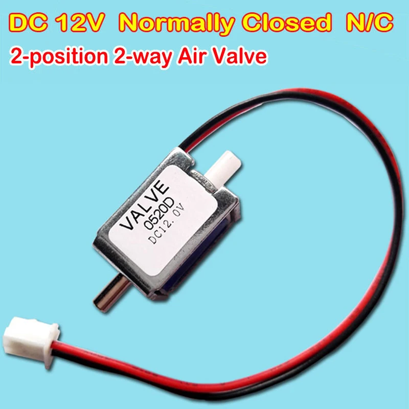 DC 12V Normally Closed N/C Micro Electric Solenoid Air Valve Small Mini Control Solenoid Valve for Gas Air Pump
DC 12V Normally Closed N/C Micro Electric Solenoid Air Valve Small Mini Control Solenoid Valve for Gas Air Pump