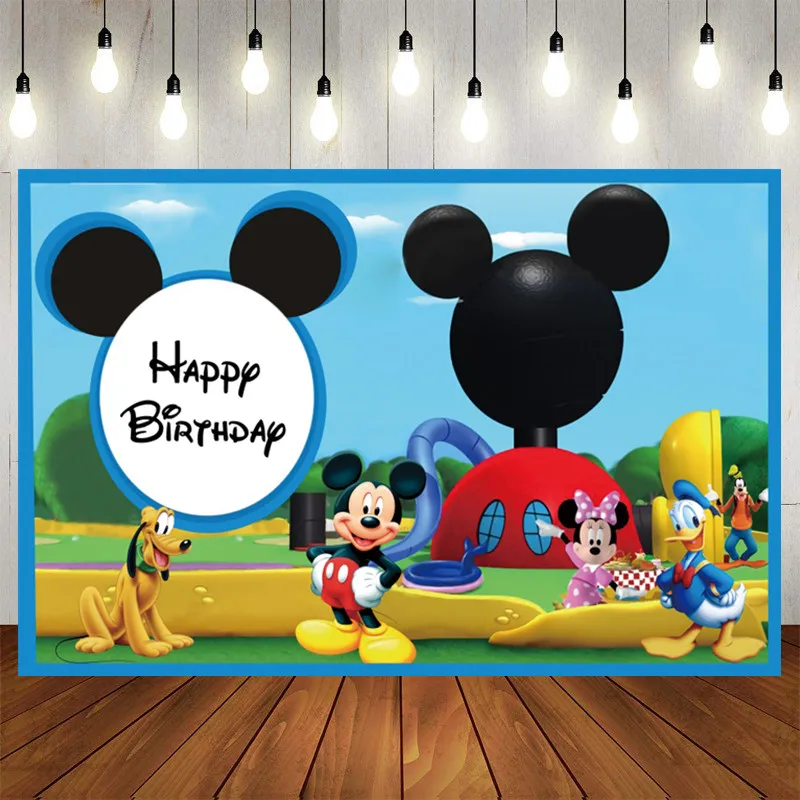 Disney Mickey Mouse Party Backdrops Decoration Backgrounds Vinyl Photography Banner Baby Shower Kids Birthday Party Supplies
Disney Mickey Mouse Party Backdrops Decoration Backgrounds Vinyl Photography Banner Baby Shower Kids Birthday Party Supplies