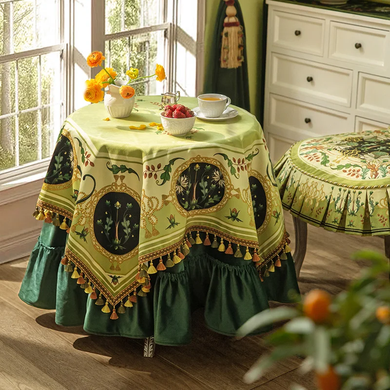 Круглая скатерть с принтом обезьянок в джунглях, крышка стола для ужина и кухни, украшение для свадебного банкета, чистая и свежая
Круглая скатерть с принтом обезьянок в джунглях, крышка стола для ужина и кухни, украшение для свадебного банкета, чистая и свежая