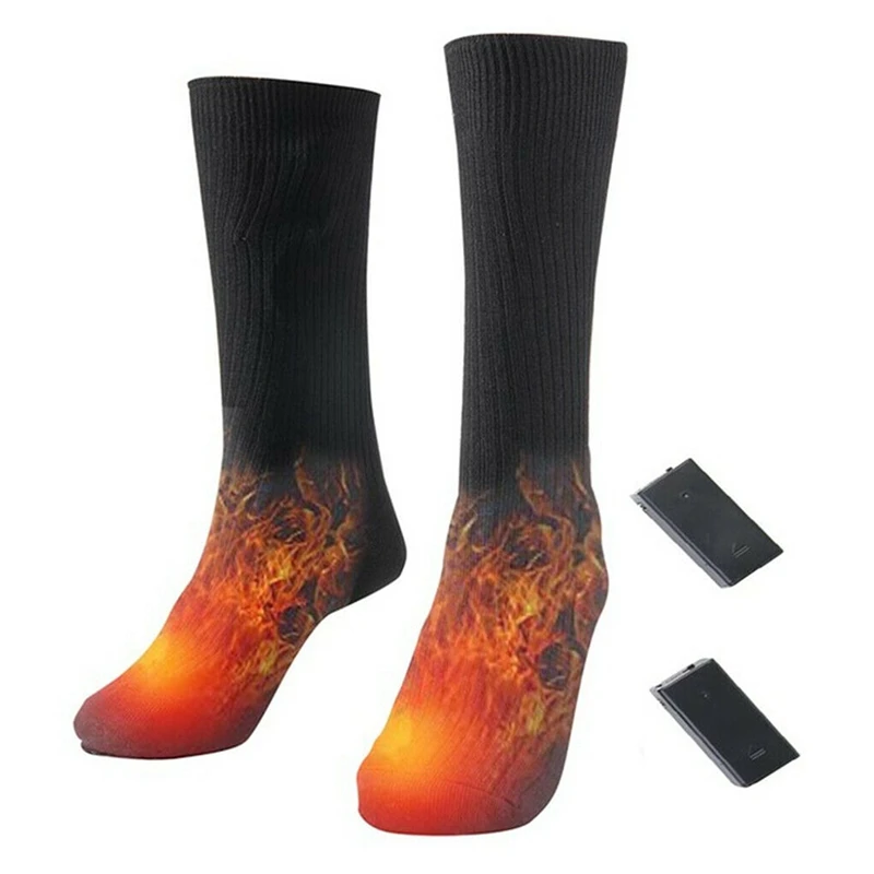 Electric Heated Socks Battery Powered Thermal Cotton Winter Cold Weather Foot Warmer For Hiking Hunting Ice Fishing
Electric Heated Socks Battery Powered Thermal Cotton Winter Cold Weather Foot Warmer For Hiking Hunting Ice Fishing