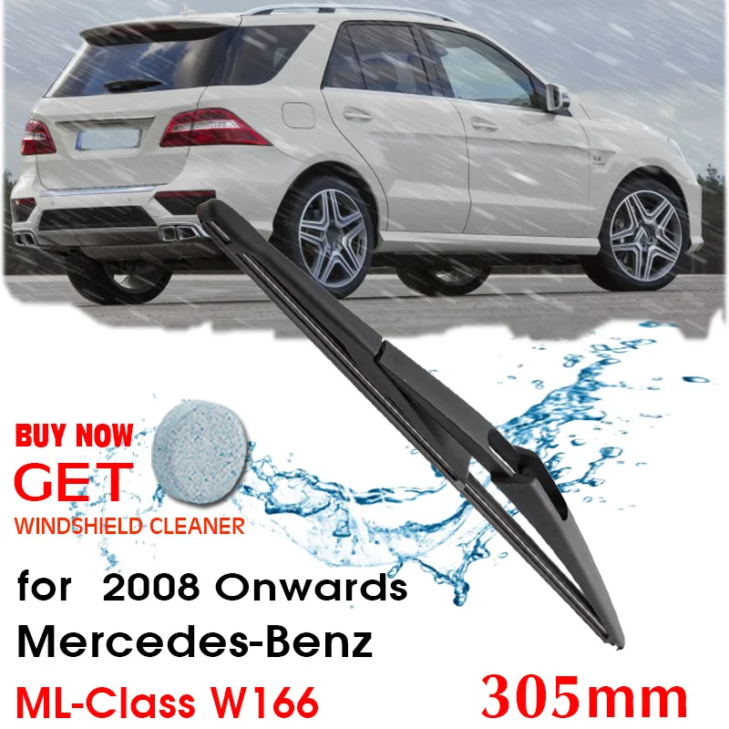 Car Wiper Blade Rear Back Window Windscreen Windshield Wipers Auto Accessories For Mercedes-Benz ML-Class W166 305mm 2008Onwards
Car Wiper Blade Rear Back Window Windscreen Windshield Wipers Auto Accessories For Mercedes-Benz ML-Class W166 305mm 2008Onwards