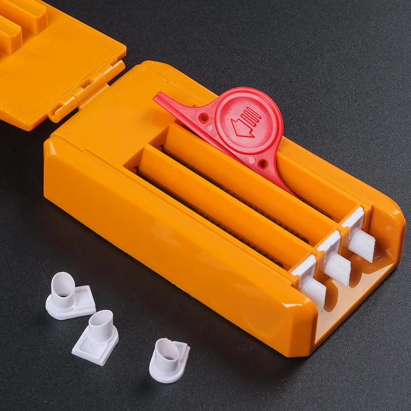 8mm Plastic Cigarette Smoker Three-tube Cigarette Filler Manual Cigarette Smoker Smoking Spot Push-pull Cigarette Maker 1PC
8mm Plastic Cigarette Smoker Three-tube Cigarette Filler Manual Cigarette Smoker Smoking Spot Push-pull Cigarette Maker 1PC