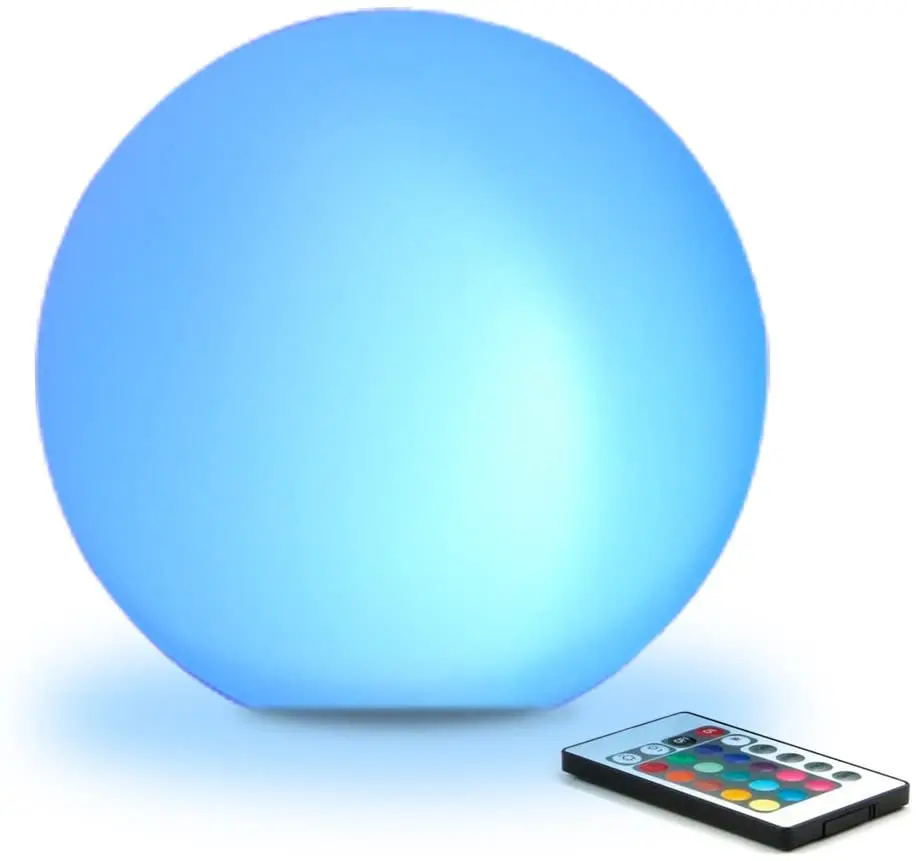 LED Ball Night Light for Kids LED Floating Pool Lights 16 RGB Colors Bedside Lamp for Christmas/Brithday/Wedding/Bedroom
LED Ball Night Light for Kids LED Floating Pool Lights 16 RGB Colors Bedside Lamp for Christmas/Brithday/Wedding/Bedroom