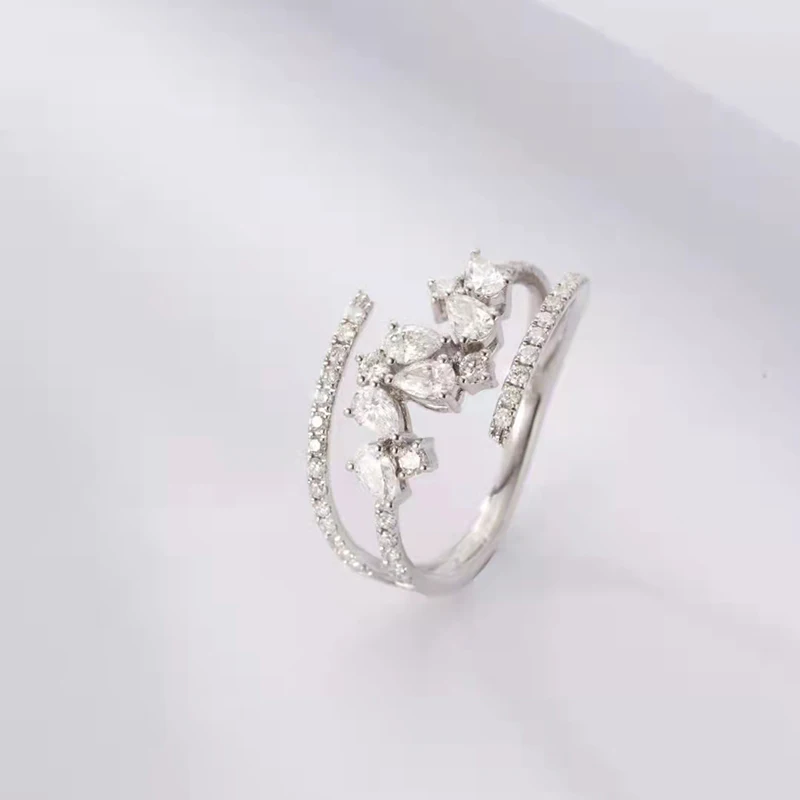 Diamond Ring For Women Wedding Bands Real 18k-Gold 0.78 CT Prong Setting Anniversary Gift Fine Jewelry
Diamond Ring For Women Wedding Bands Real 18k-Gold 0.78 CT Prong Setting Anniversary Gift Fine Jewelry