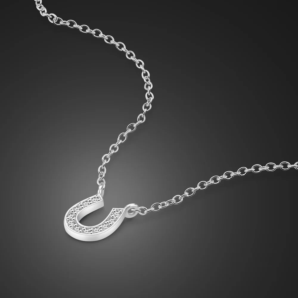 Fashion Korean Letter U Necklace Simple Shining 925 Sterling Silver Choker Pendant For Women/Girl Gold Jewelry Very Eye-catching
Fashion Korean Letter U Necklace Simple Shining 925 Sterling Silver Choker Pendant For Women/Girl Gold Jewelry Very Eye-catching