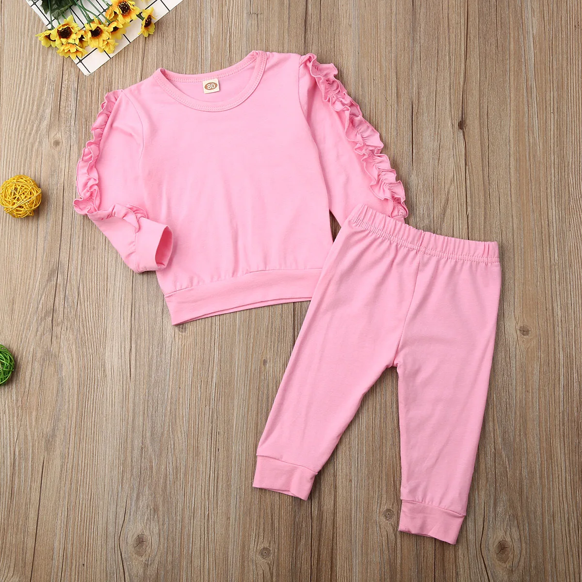 Pudcoco Newborn Baby Girl Clothes Solid Color Ruffle Long Sleeve T-Shirt Tops Long Pants 2Pcs Outfits Cotton Clothes Sweatshirt
Pudcoco Newborn Baby Girl Clothes Solid Color Ruffle Long Sleeve T-Shirt Tops Long Pants 2Pcs Outfits Cotton Clothes Sweatshirt
