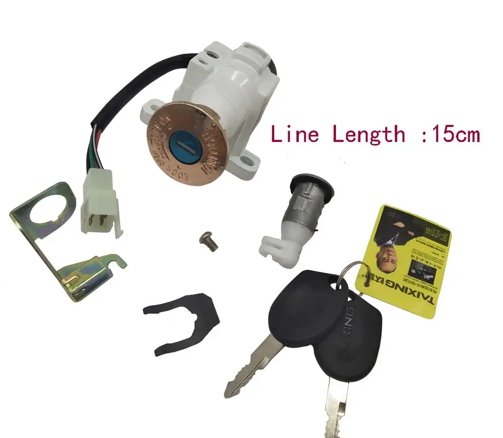 Z022 Motorcycle Electric Lock 4 Wire For Small Turtle King Motorbike Ignition Switch Lock Set 4 plugs With 2 Keys Seat Lock
Z022 Motorcycle Electric Lock 4 Wire For Small Turtle King Motorbike Ignition Switch Lock Set 4 plugs With 2 Keys Seat Lock